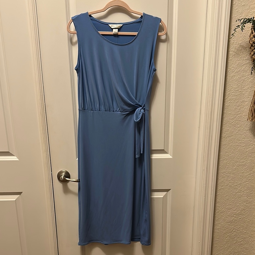 Elegant Blue Sleeveless Dress by. Christoper & Banks NWT size: small
